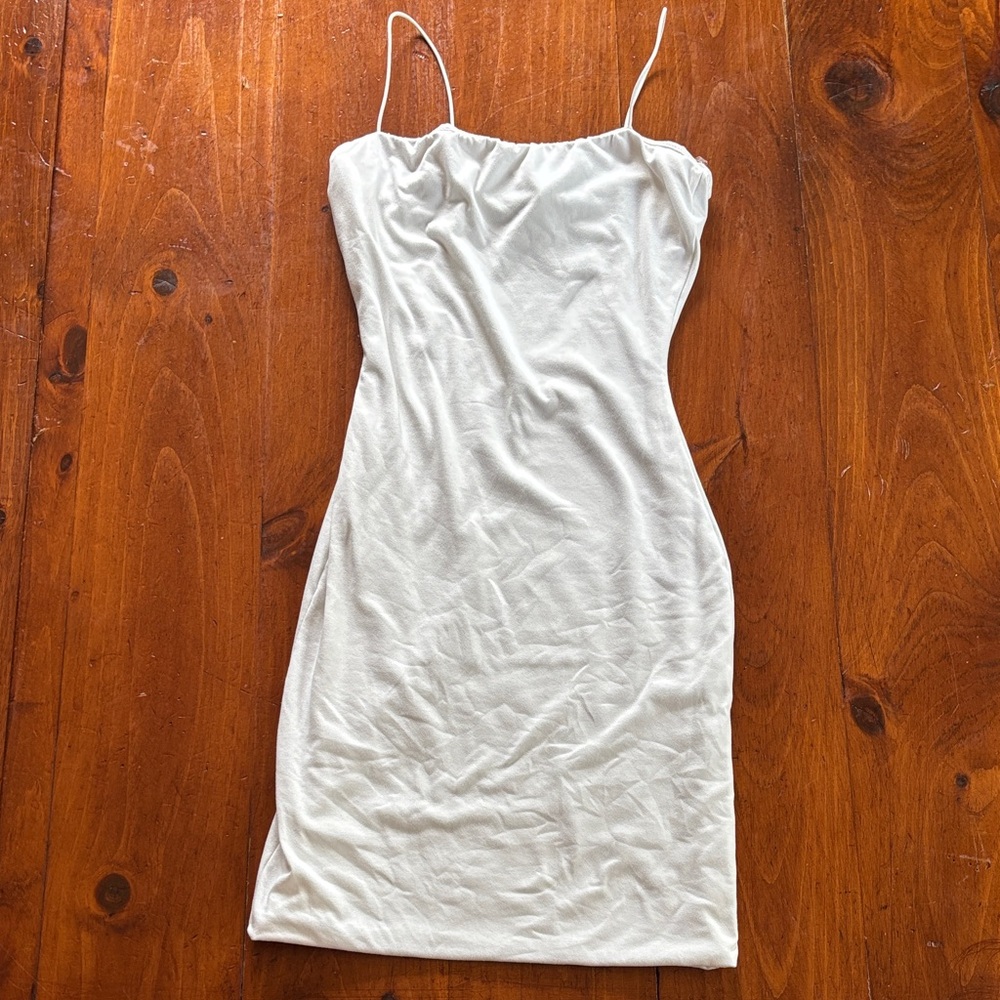 Windsor White Spaghetti Strap Dress